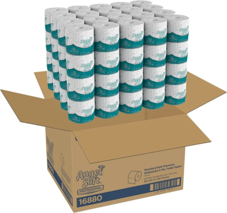 【2024 limited time special offer】Toilet Paper. Angel Soft ps. 2Ply. PK80